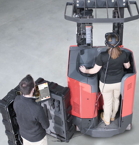 virtual reality simulator, forklift simulator